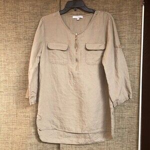Ellen Tracy linen tunic.